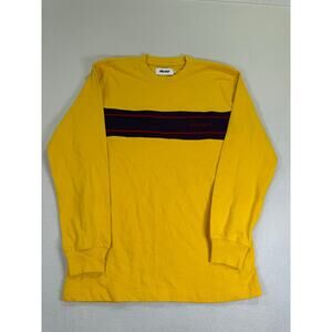 Palace Knit Block Long Sleeve Yellow Size S